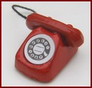 HA001R Modern Telephone - Red