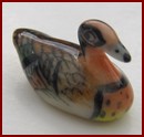 HAK025B Tiny Ceramic Duck Ornament