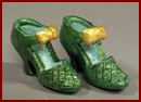 sa446 green sSA446 Pair of Green Shoeshoes