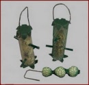 GO132 Set of Three Bird Feeders