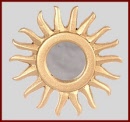 HA218 Sunburst Mirror - Dolls House Miniature