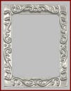 HA23030 Small Silver Picture Frame - Dollshouse Miniature