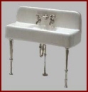 KF001 White /Chrome Sink