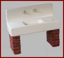 KF013 Sink on Brick Piers