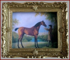 P 014 A Gold Framed Picture of Fine Horse
